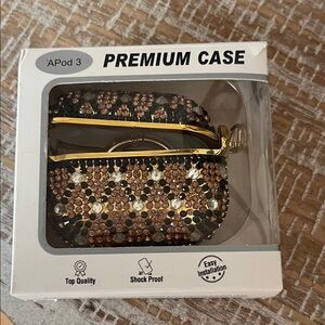 NEW Stylish Black and Brown AirPods 3  Case